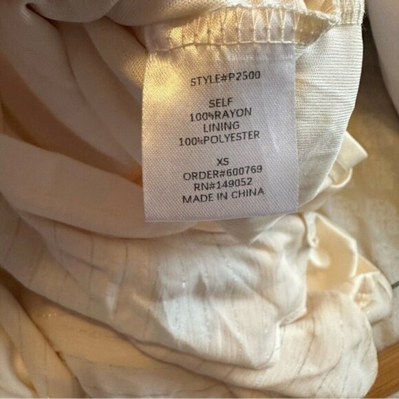 Fashion Nova Ring A Bell Stripe Romper - Ivory Size XS - Picture 14 of 16